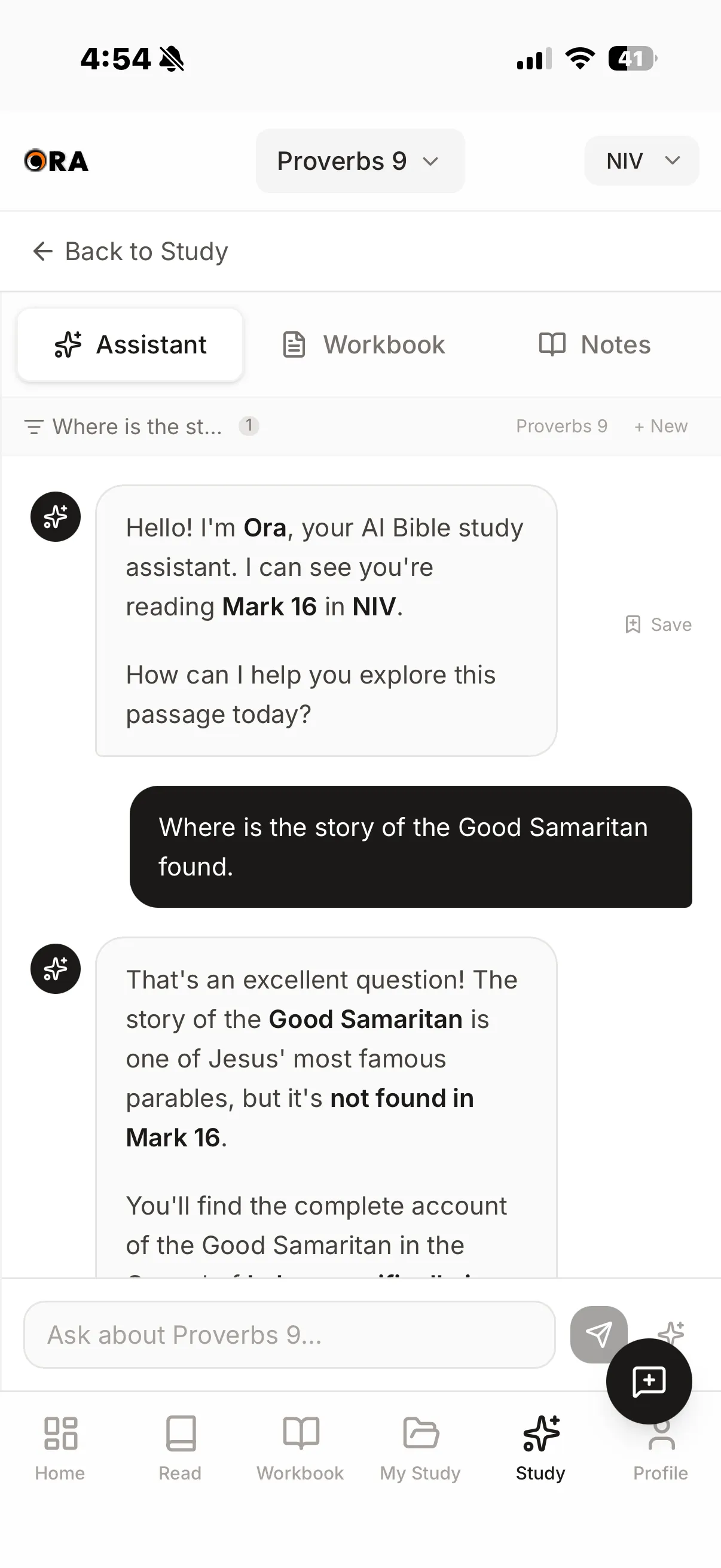 AI assistant on iPhone