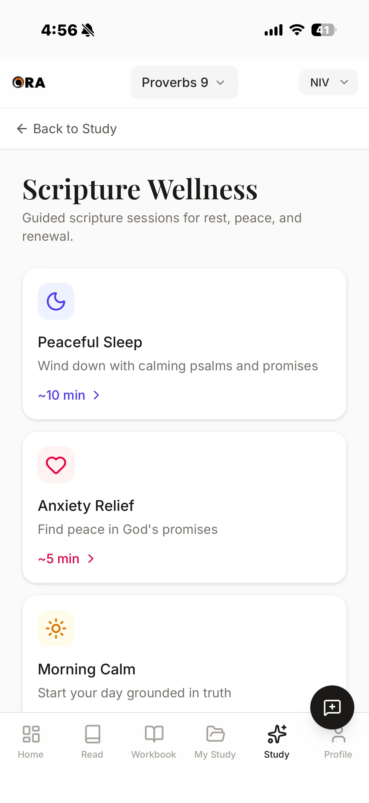 Scripture Wellness in Ora